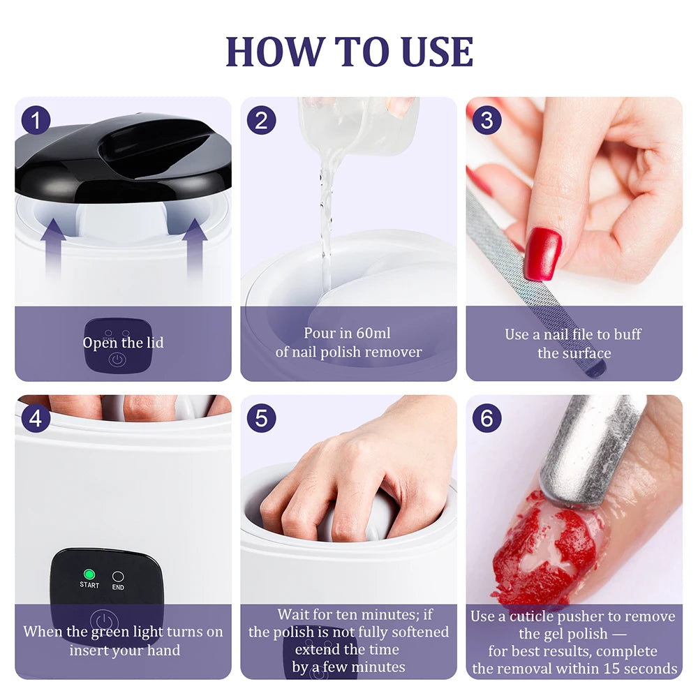 Cómo usar el removedor de gel SoftNail paso a paso